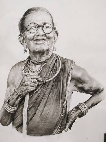 Original Fine Art Culture Drawings by Shiv Shankar