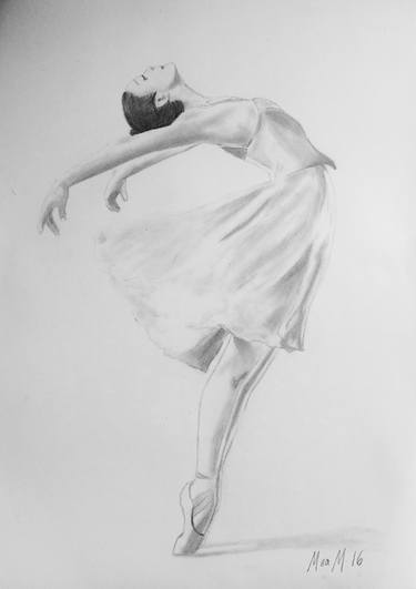 Original Performing Arts Drawing by Mea Matero