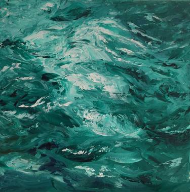 Original Abstract Expressionism Water Paintings by Anil Sawe