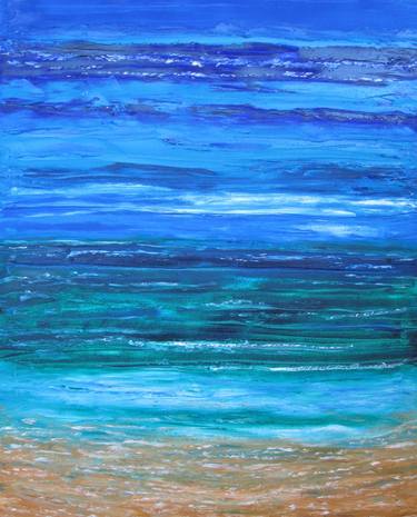 Original Abstract Seascape Paintings by Anil Sawe
