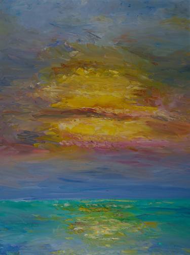 Original Abstract Seascape Paintings by Anil Sawe