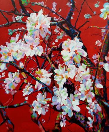 Original Floral Paintings by Adolfo Rua