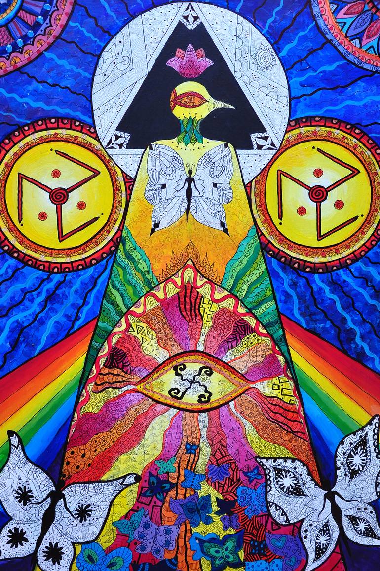 Mystical Psychic Spiritual Dream Wall Art Canvas Picture Print