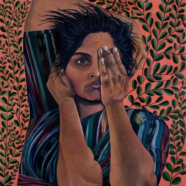 Original Expressionism Women Paintings by Chitra Gopalakrishnan