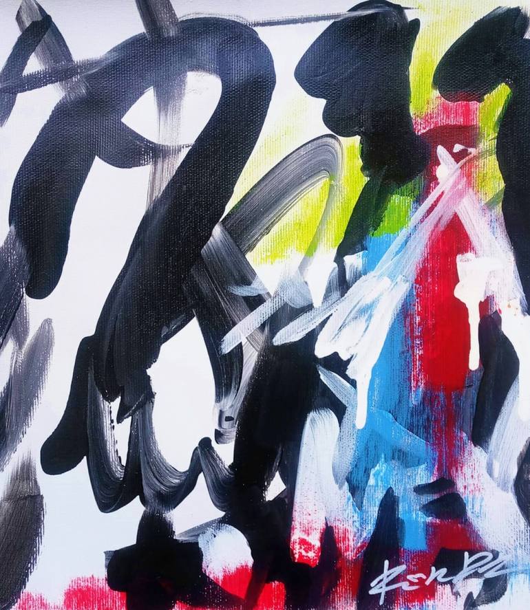 DANCE Painting by Ron Deri | Saatchi Art