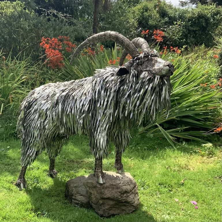 Original Animal Sculpture by Nigel Connell Bass