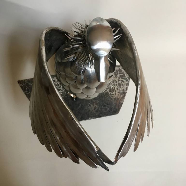 Original Abstract Animal Sculpture by Nigel Connell Bass