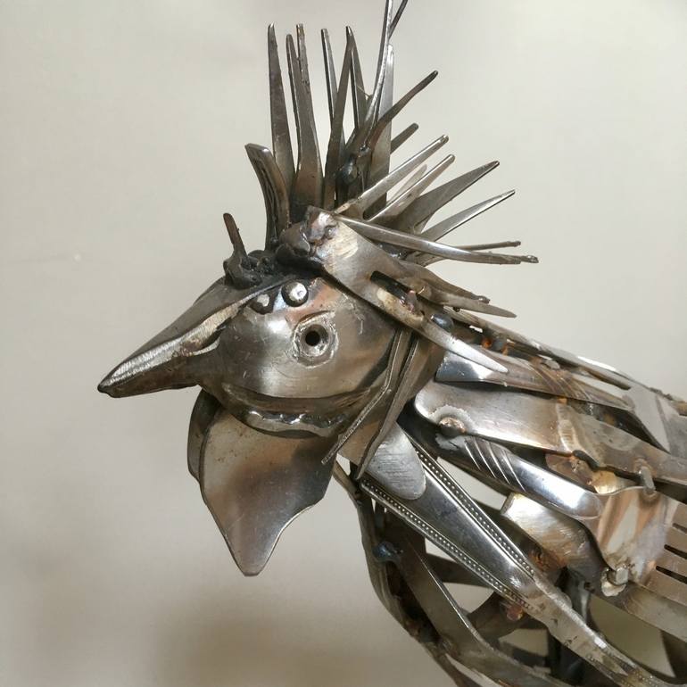 Original Animal Sculpture by Nigel Connell Bass