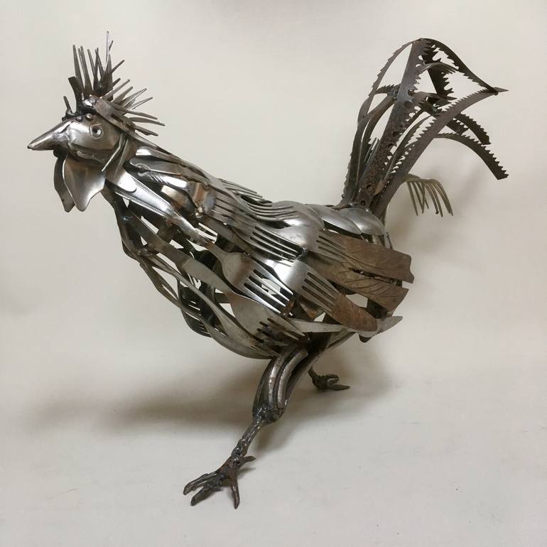 Original Figurative Animal Sculpture by Nigel Connell Bass