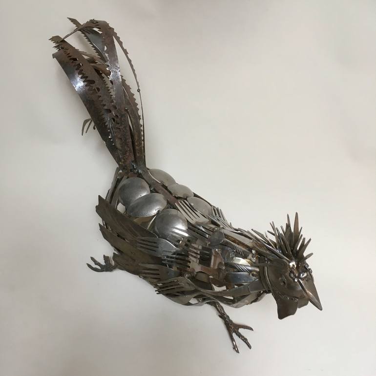 Original Figurative Animal Sculpture by Nigel Connell Bass