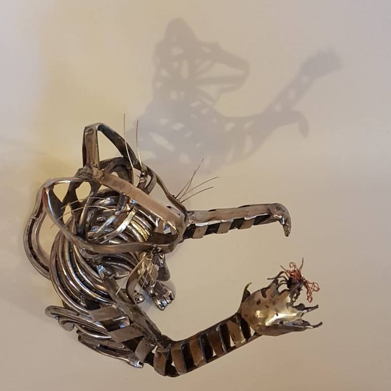 Original Animal Sculpture by Nigel Connell Bass