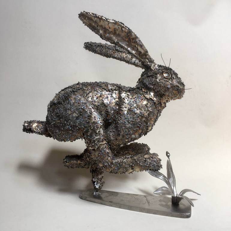 Original Animal Sculpture by Nigel Connell Bass