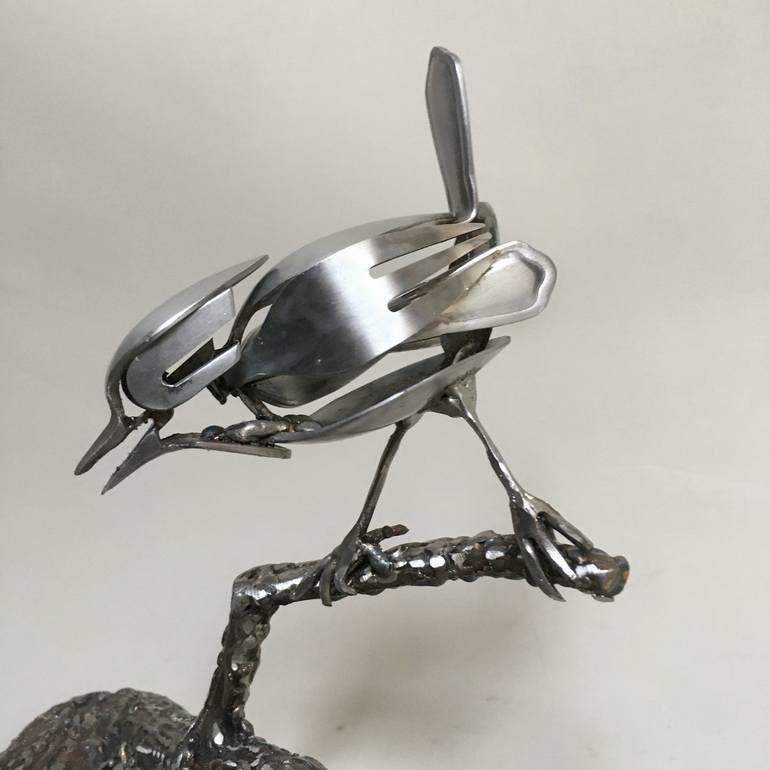 Original Modern Animal Sculpture by Nigel Connell Bass