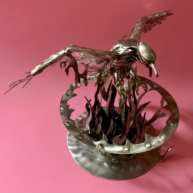 Original Conceptual Animal Sculpture by Nigel Connell Bass