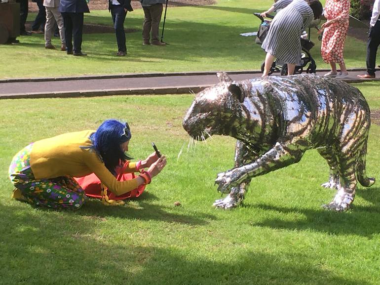 Original Animal Sculpture by Nigel Connell Bass