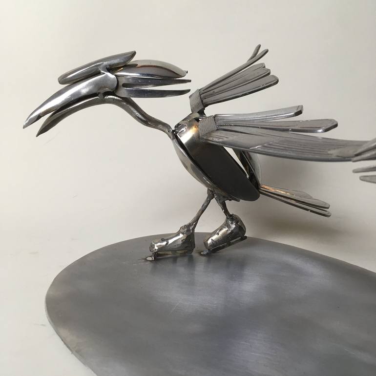 Original Abstract Animal Sculpture by Nigel Connell Bass