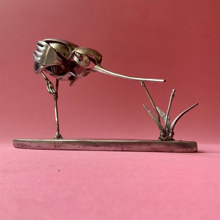 Original Figurative Animal Sculpture by Nigel Connell Bass