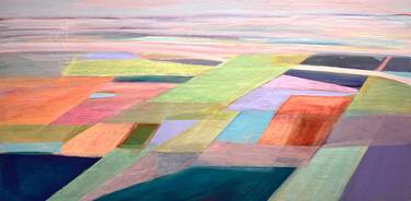 Original Abstract Landscape Paintings by Anne Segal