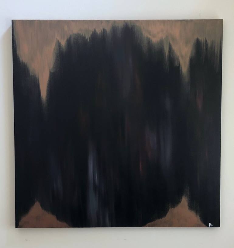 Original Abstract Expressionism Abstract Painting by Pandora Owl