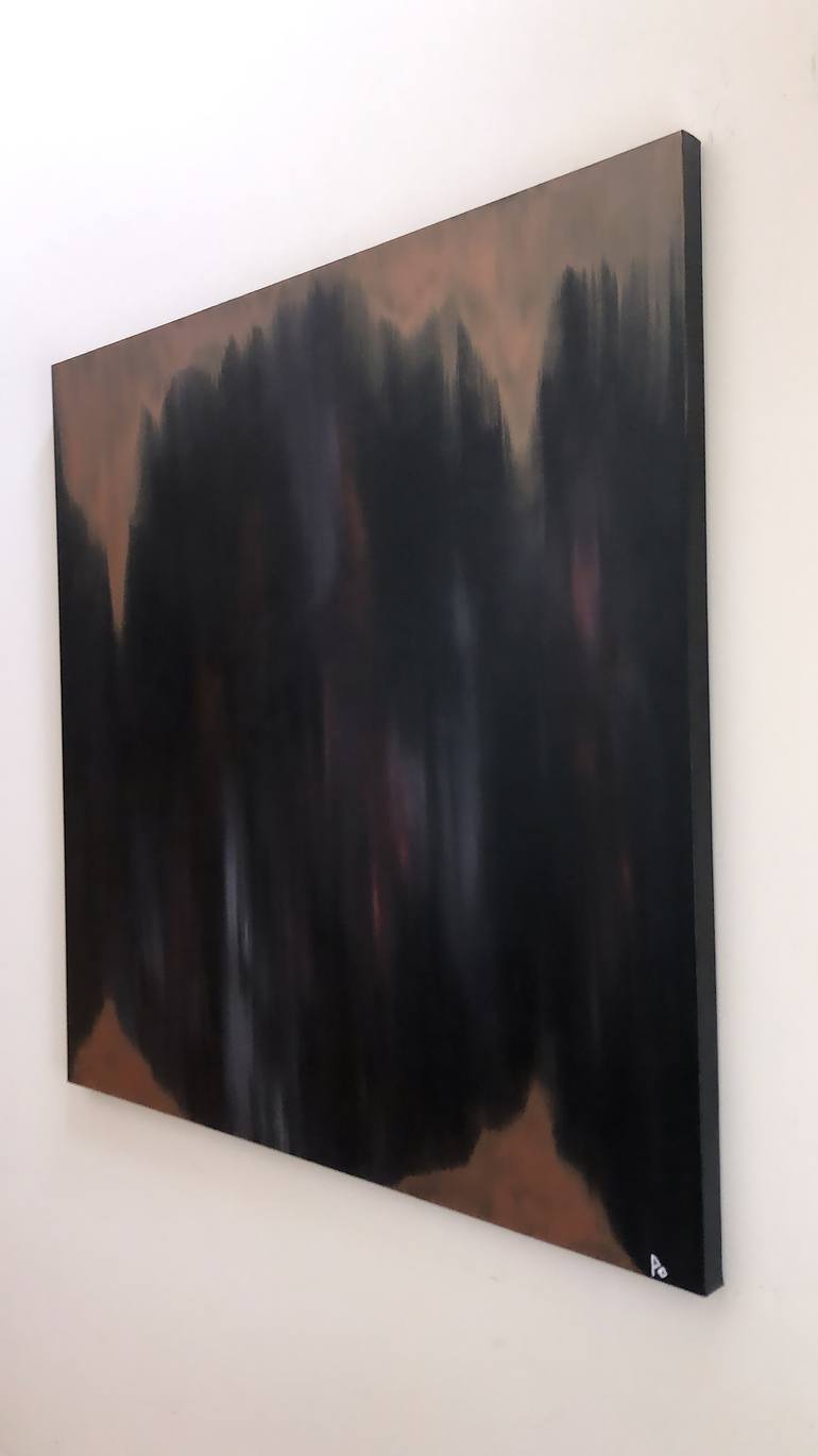 Original Abstract Expressionism Abstract Painting by Pandora Owl