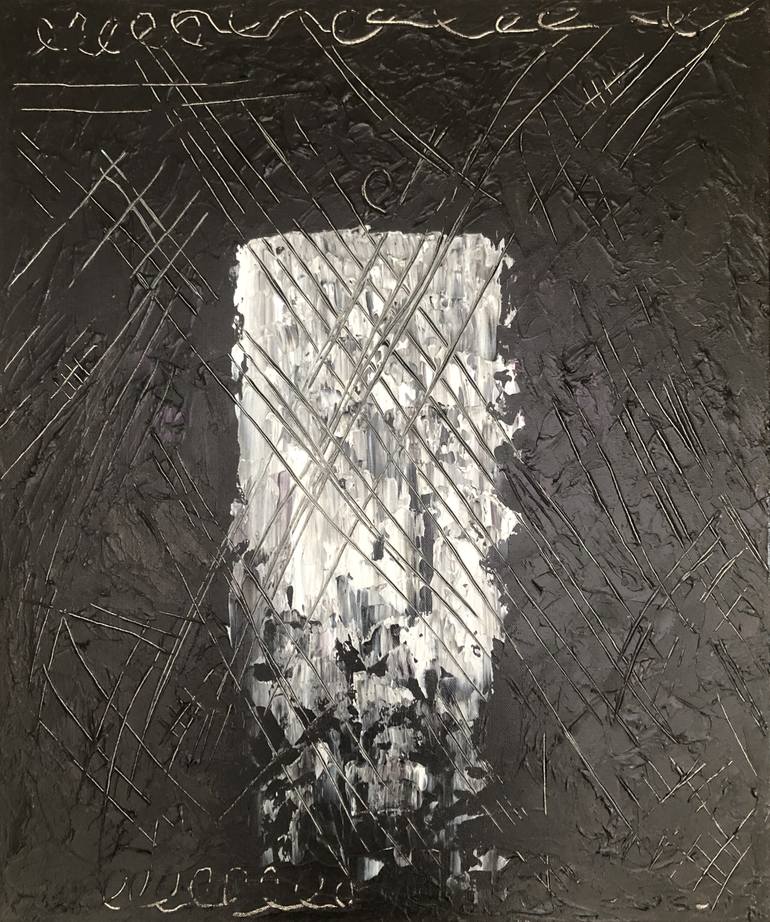 Original Abstract Expressionism Abstract Paintings by Pandora Owl