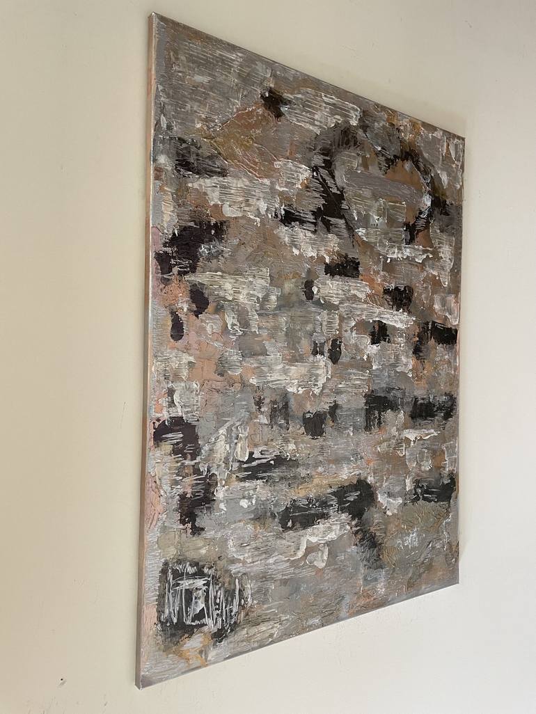 Original Abstract Expressionism Abstract Painting by Pandora Owl