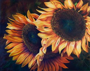 Original Realism Floral Paintings by Michael A Davis