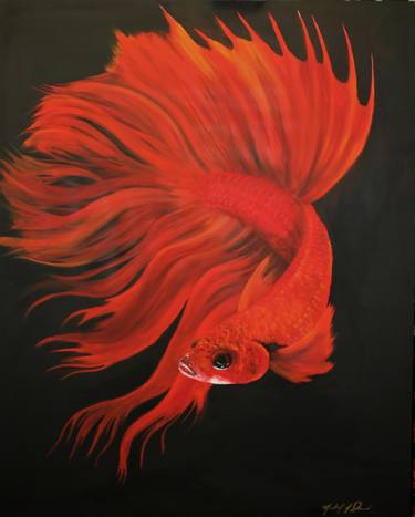 Print of Realism Fish Paintings by Michael A Davis