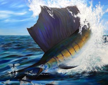 Original Realism Fish Paintings by Michael A Davis
