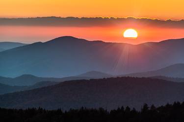 Smoky Mountain National Park Sunset - Limited Edition of 5 thumb