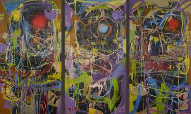 Original Abstract Paintings by Zachary Walsh