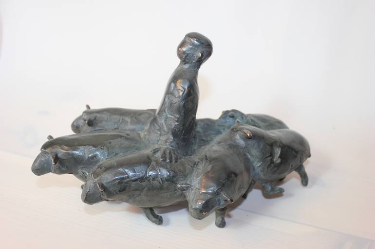 Original Expressionism Animal Sculpture by Nerijus Kisielius