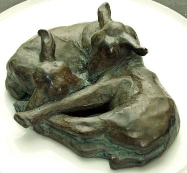Original Impressionism Animal Sculpture by Nerijus Kisielius