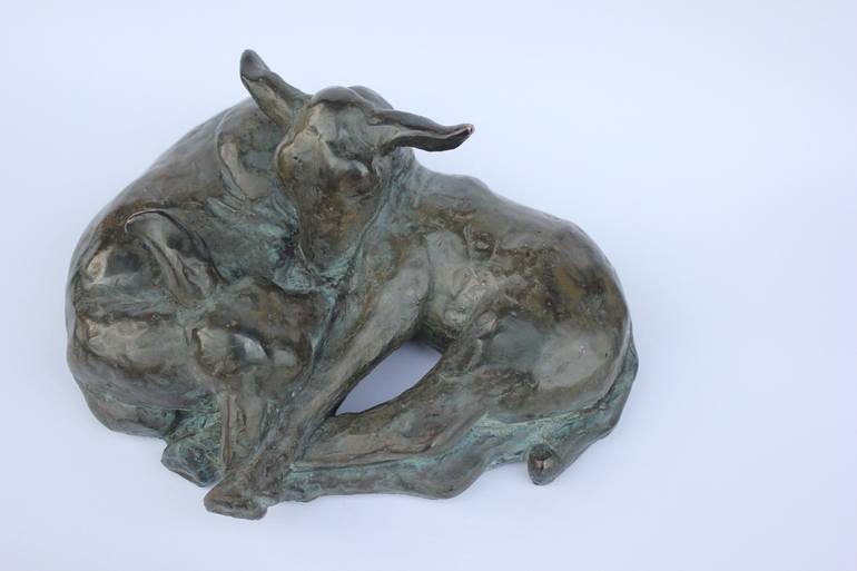 Original Impressionism Animal Sculpture by Nerijus Kisielius