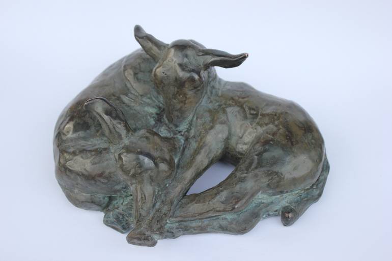 Original Impressionism Animal Sculpture by Nerijus Kisielius