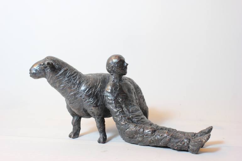 Original Figurative People Sculpture by Nerijus Kisielius