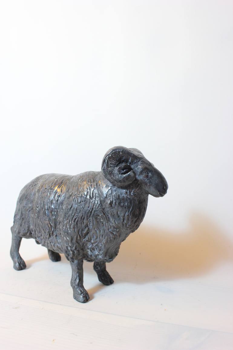 Original Impressionism Animal Sculpture by Nerijus Kisielius