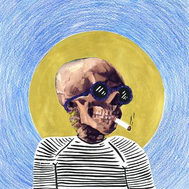 Van Gogh Skeleton with a Cigarette for The Other Avatars thumb