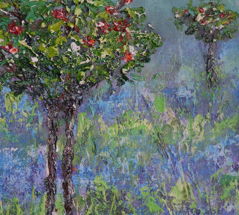 Original Impressionism Landscape Painting by Anna Kim