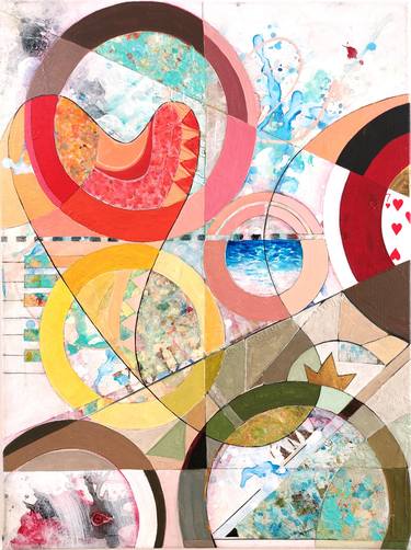 Original Abstract Mixed Media by Liz Sun A Yoon