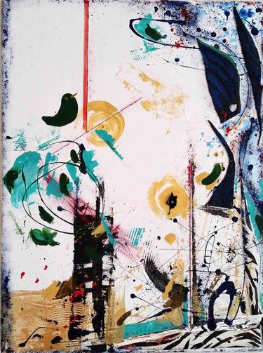 Print of Abstract Expressionism Garden Paintings by Liz Sun A Yoon