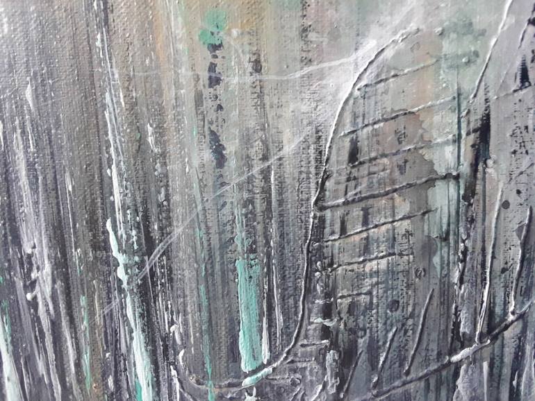 Original Abstract Expressionism Abstract Painting by Liz Sun A Yoon