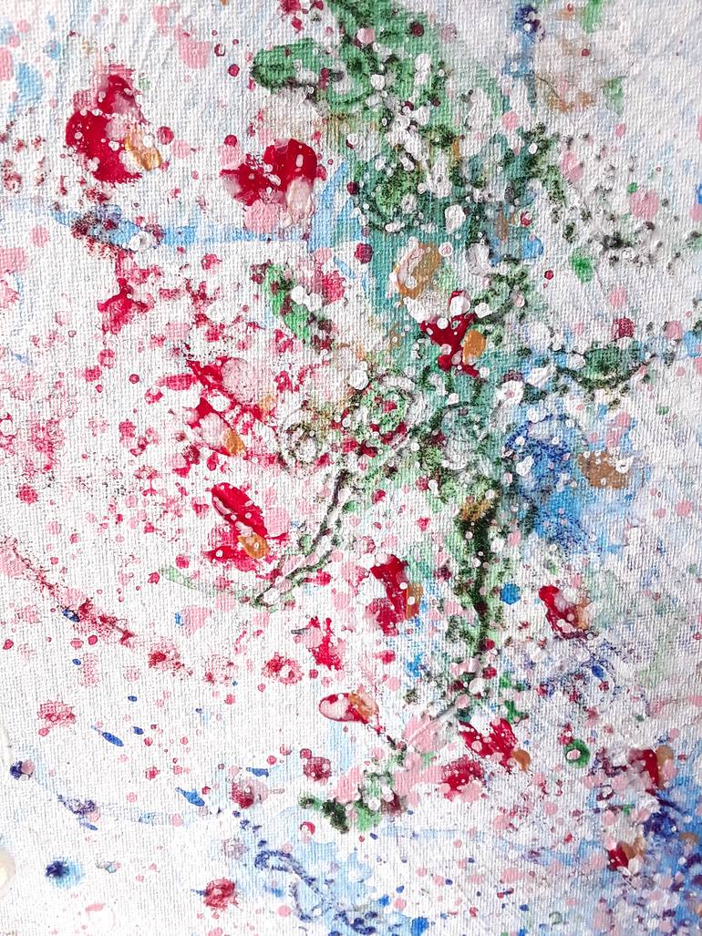 Original Abstract Expressionism Abstract Painting by Liz Sun A Yoon