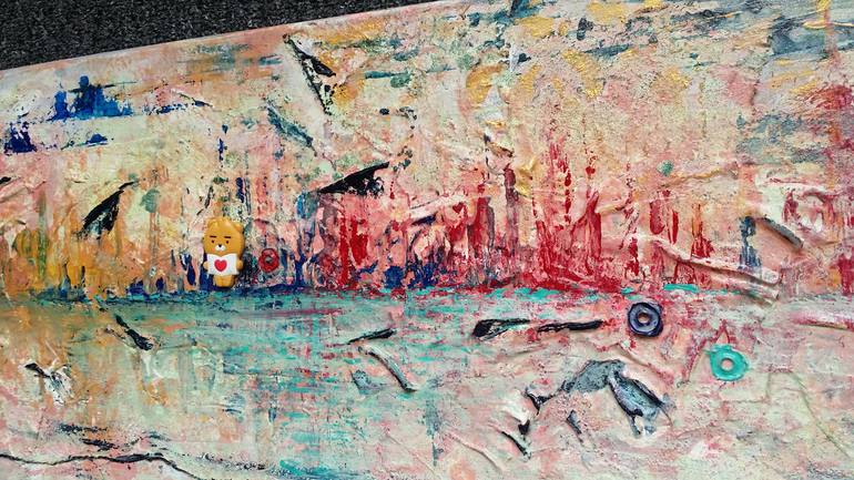 Original Abstract Expressionism Abstract Painting by Liz Sun A Yoon