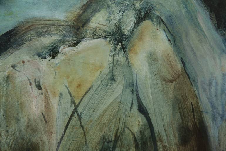 Original Abstract Landscape Painting by Florence Laurent Minouflet