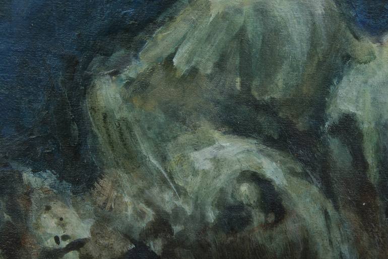 Original Abstract Landscape Painting by Florence Laurent Minouflet