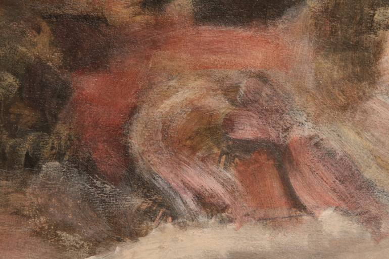 Original Abstract Landscape Painting by Florence Laurent Minouflet