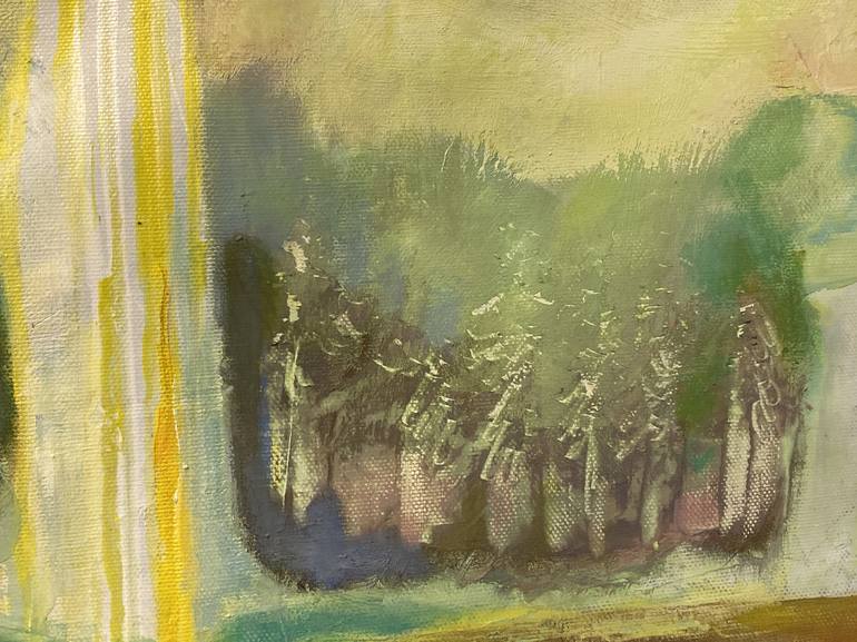 Original Abstract Expressionism Landscape Painting by Florence Laurent Minouflet