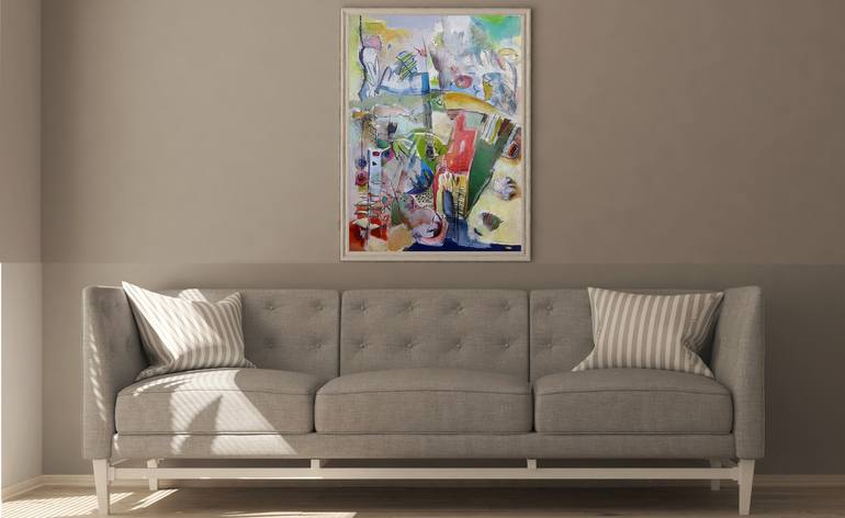 Original Abstract Painting by Florence Laurent Minouflet