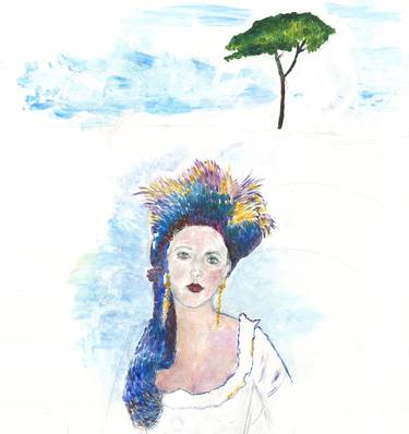 Original Fashion Drawing by Diana Archer